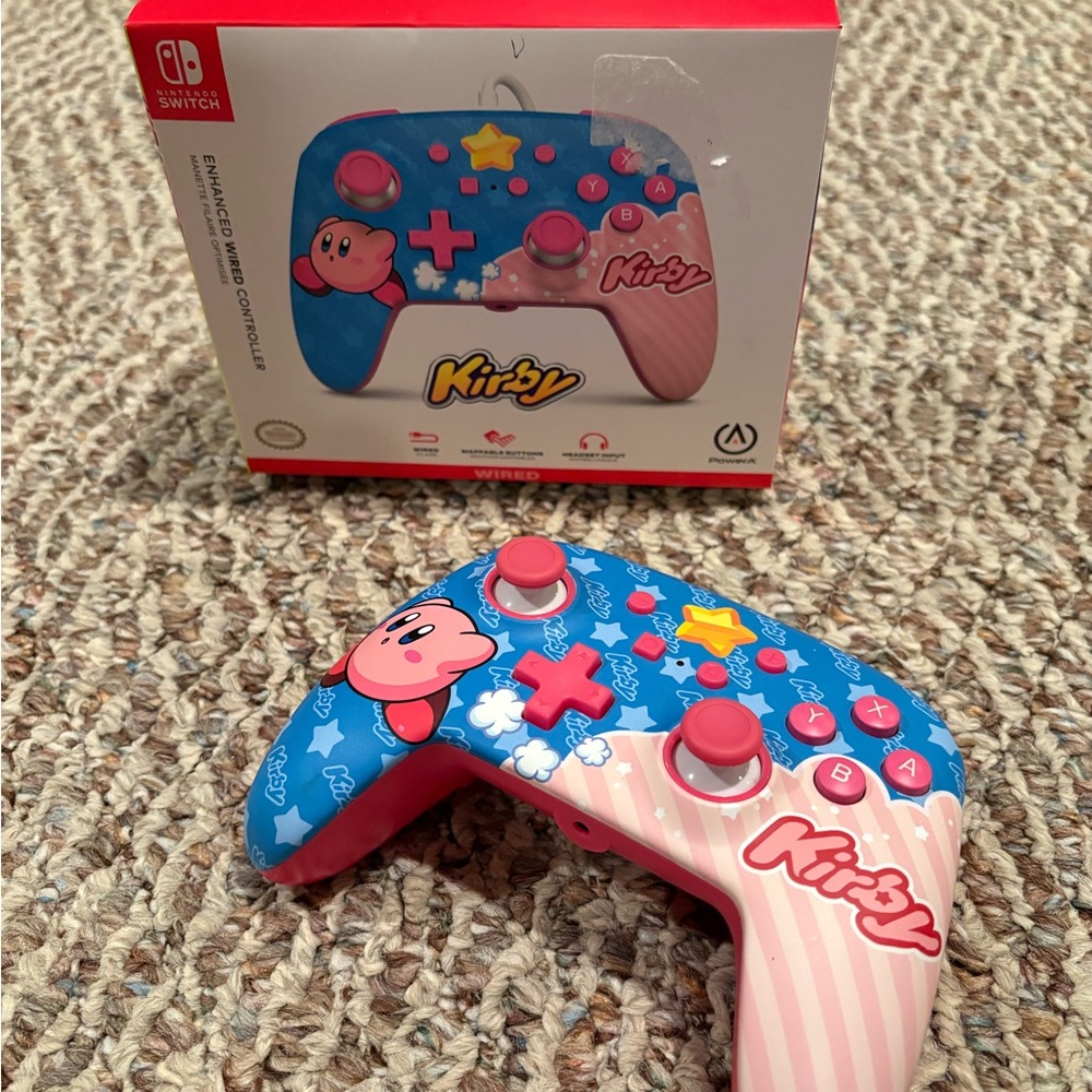 PowerA Enhanced Wired Controller for Nintendo Switch Kirby Print